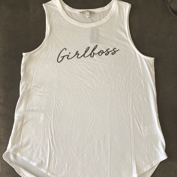 Express “GirlBoss” Sleeveless Top - Size M - Picture 1 of 3